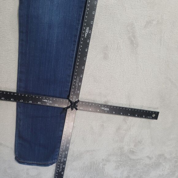 Levi's 311 Shaping Skinny Jeans Womens 31x30 Blue Med Wash Distressed Stretch - Picture 5 of 16